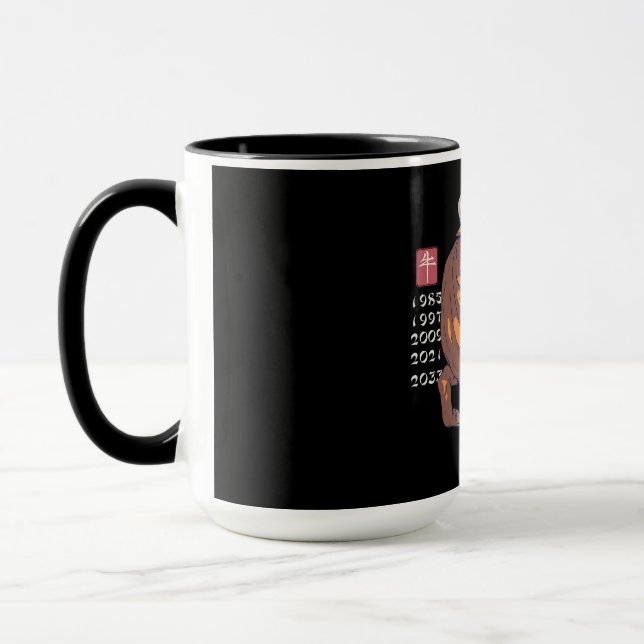 Mug Signe du zodiaque Bœuf Design (Gauche)