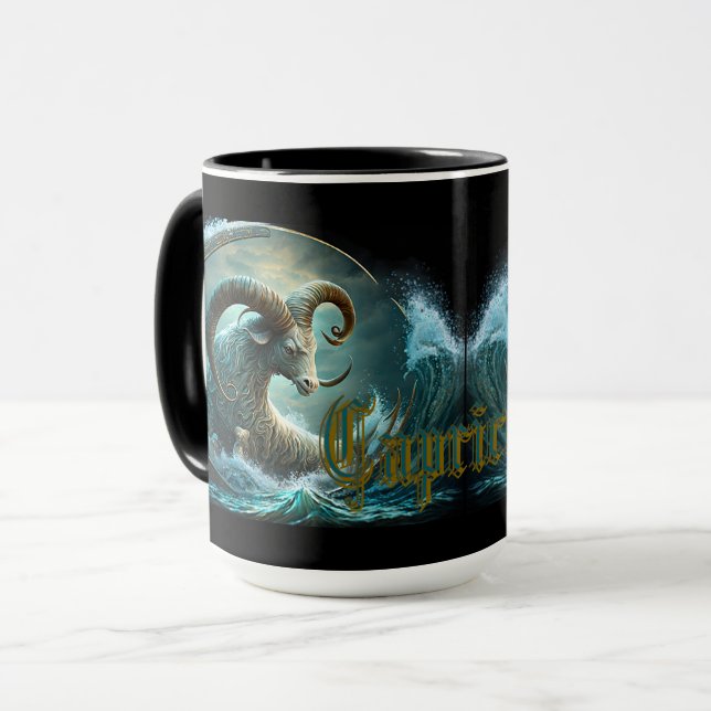 Mug Signe du zodiaque Capricorne (Devant gauche)