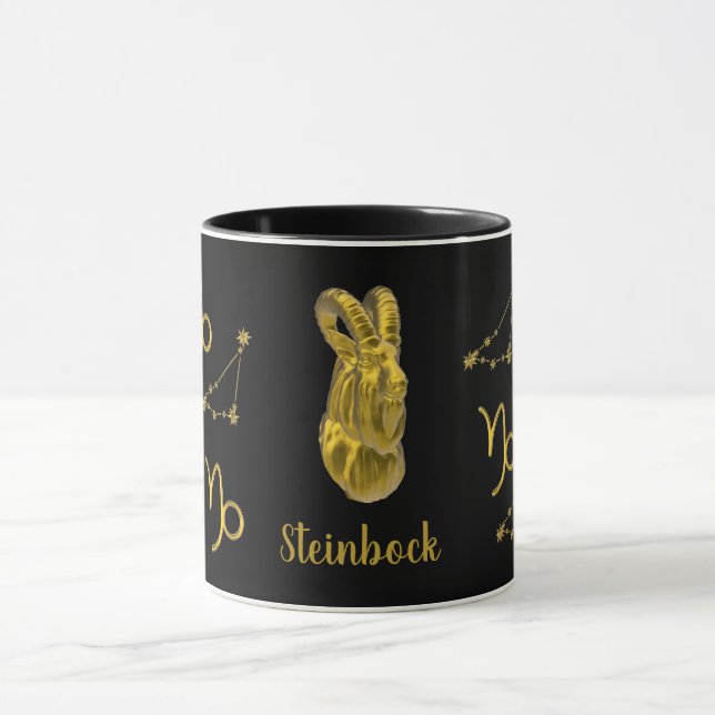Mug Signe du zodiaque Capricorne, or - (Centre)