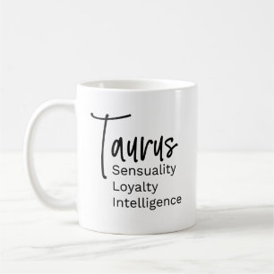 Mug signe du zodiaque du taurus signes positifs