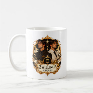 Mug Signe du zodiaque Gémeaux - Édition Or/Tasse pour