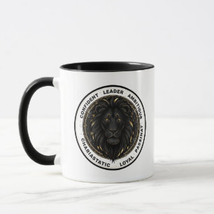 Mug Signe du zodiaque Leo personnalisé Nom et traits