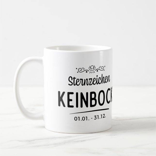 Mug Signe du zodiaque pas envie idée cadeau drôle  (Gauche)