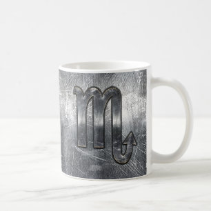 Mug Signe du zodiaque Scorpion Style Industriel en dét