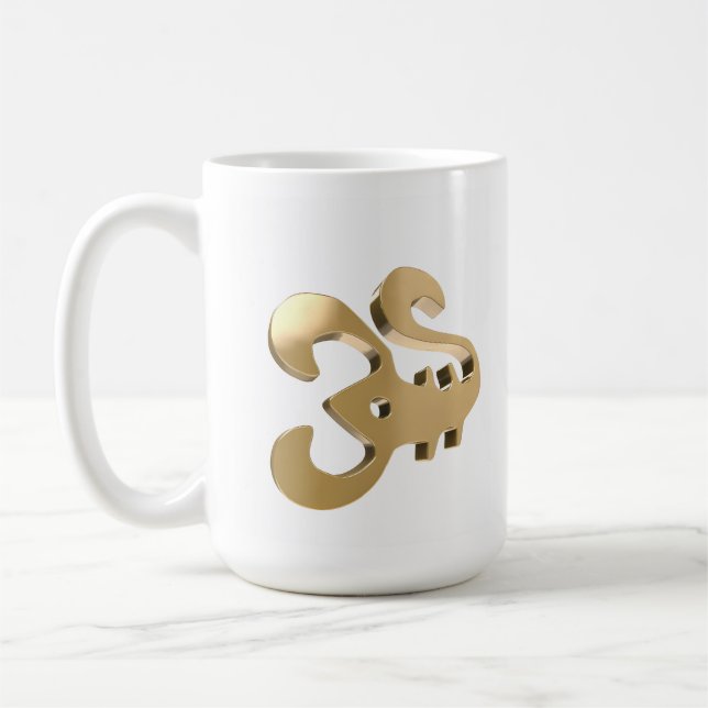Mug Signe du zodiaque Scorpion Symbole Or (Gauche)