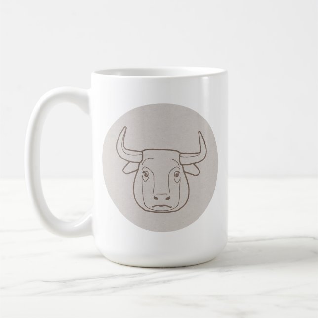 Mug Signe du zodiaque Taureau (Gauche)