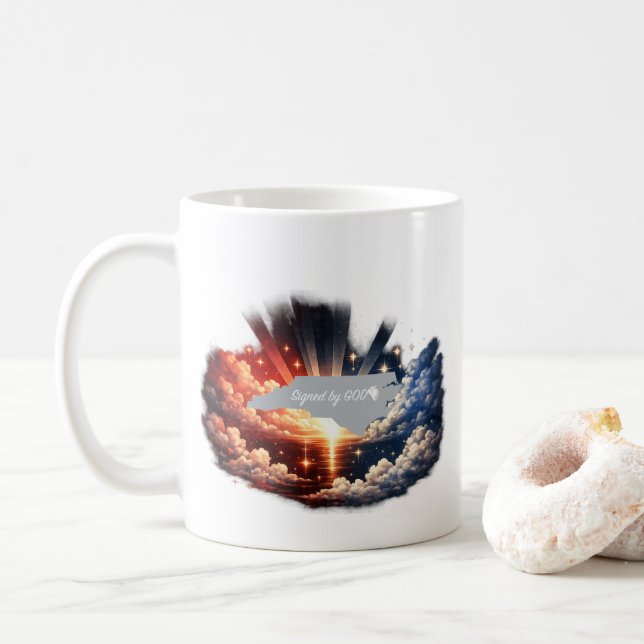 Mug Signé par Dieu (Avec donut)