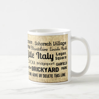 Mug Signe personnalisable de souterrain de voisinages