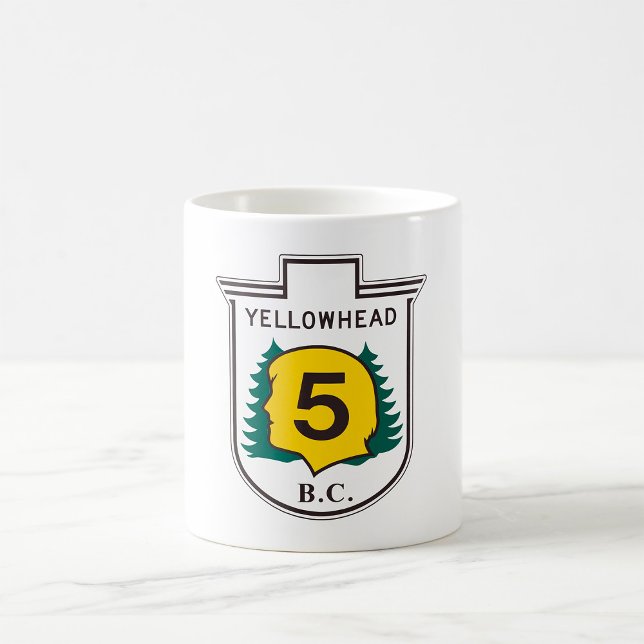 Mug SIGNE ROUTIÈRE DE Yellowhead (Créateur téléchargé)
