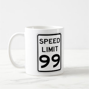 Mug SIGNE TRÈS AMUSANTE 99 MPH Road Coffee Cup