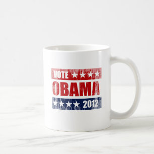 Mug SIGNE Vintage.png d'OBAMA 2012 de VOTE