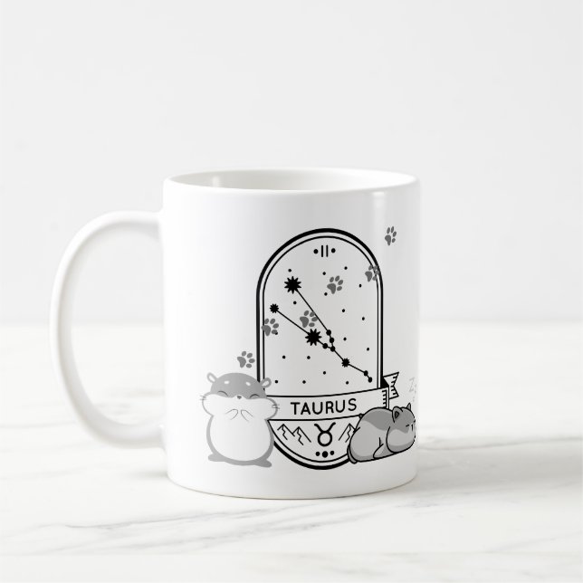 Mug Signe zodiaque et animaux de compagnie corresponda (Gauche)