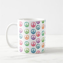 Signes de paix groovy style aquarelle hippie amour