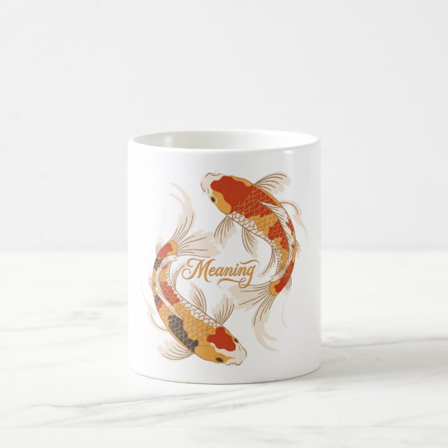 Mug Signification – Carpeaux de Koi Symbole de Croissa (Centre)