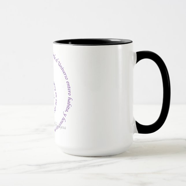 Mug Signification de Namaste' en Espanol (Droite)