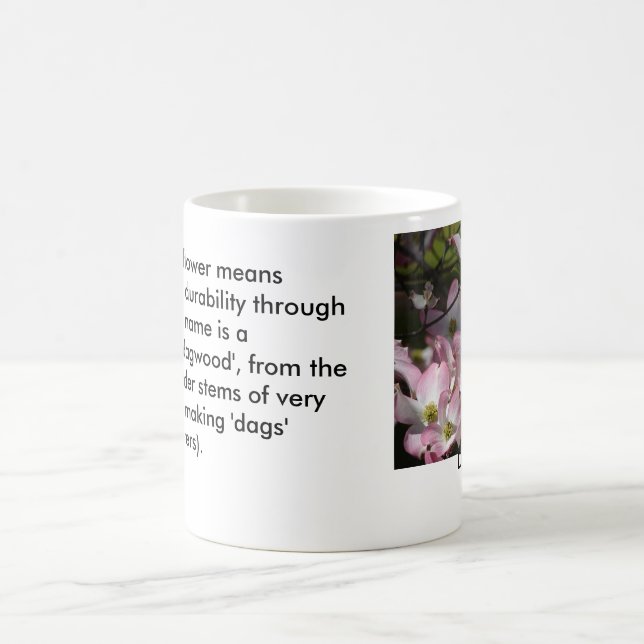 Mug Signification en nature : Fleur de cornouiller (Centre)