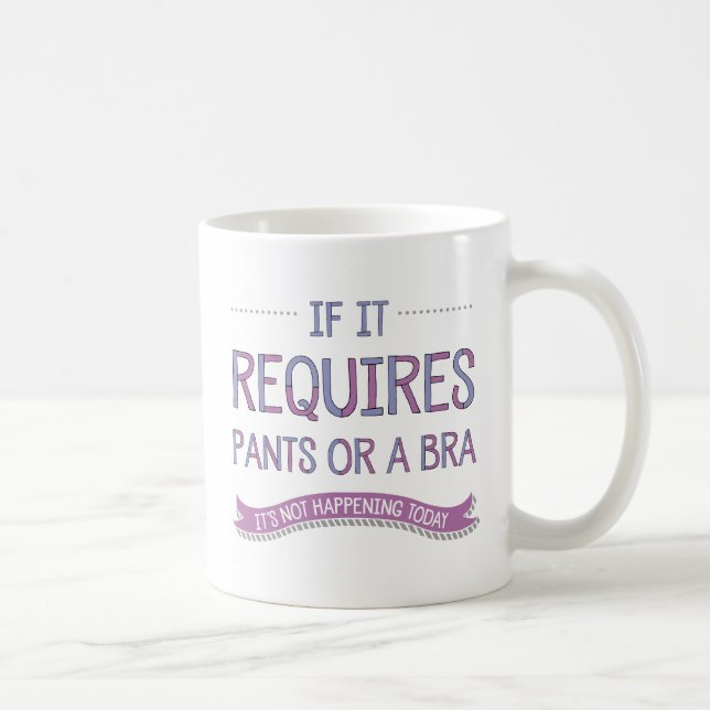 Mug S'il a besoin d'un pantalon ou d'une balle (Droite)