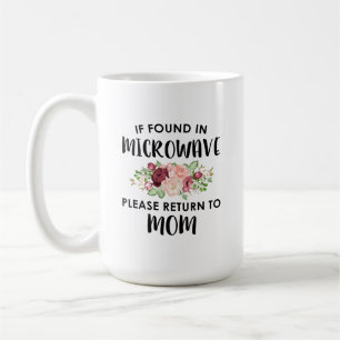 Mug S'il est trouvé dans le micro-ondes, s'il vous pl