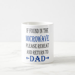 Mug S'Il Est Trouvé Dans Le Réchauffement Micro-Ondes,