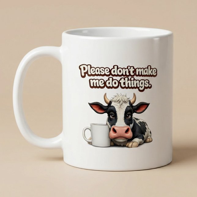 Mug S'il vous plaît, ne me faites pas faire des choses (Créateur téléchargé)