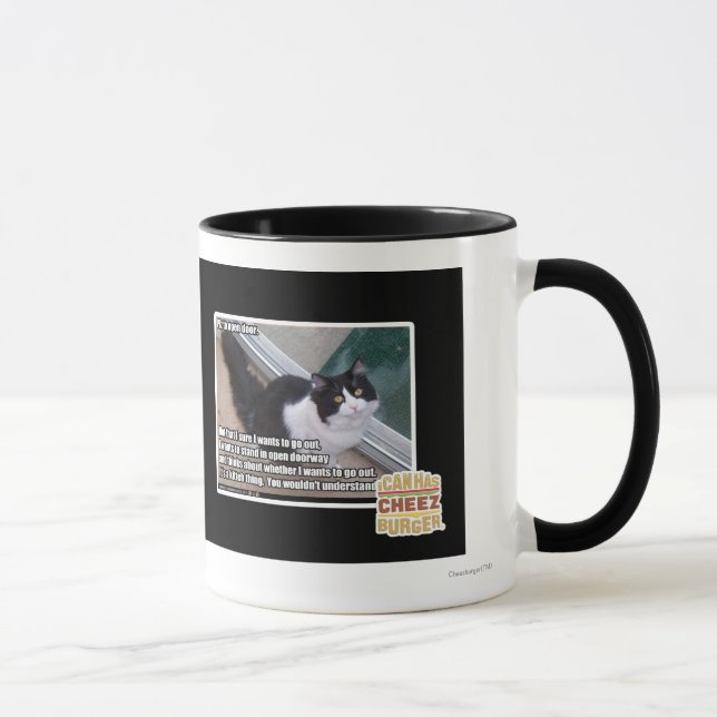 Mug S'il vous plaît, ouvrez la porte (Droite)