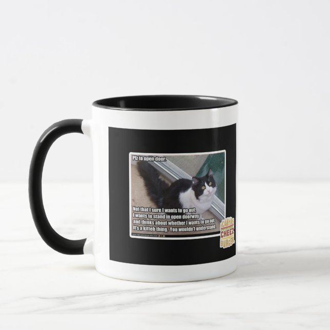Mug S'il vous plaît, ouvrez la porte (Gauche)