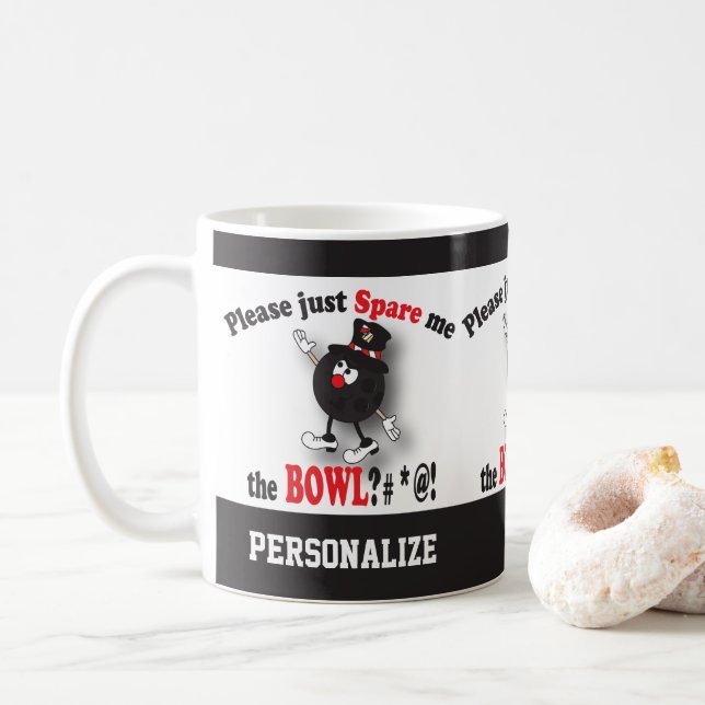 Mug S'il vous plaît, préparez-moi le bol - Humour (Avec donut)