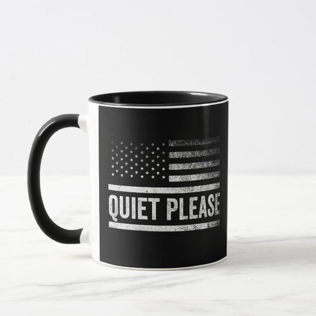 Mug S'Il Vous Plaît Trump Harris Débat Président (Gauche)