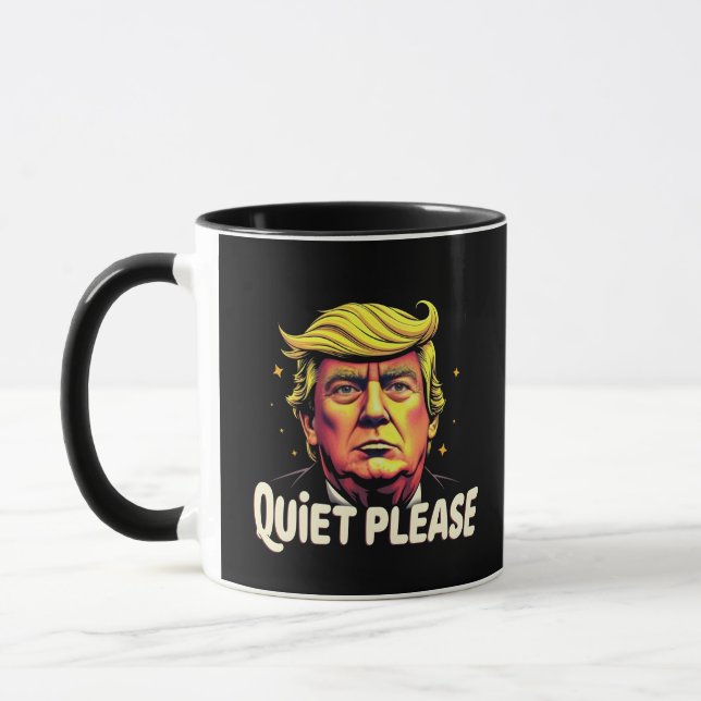 Mug S'Il Vous Plaît Trump Kamala Président Débat (Gauche)