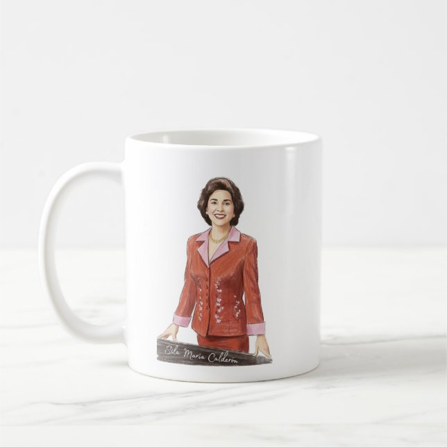 Mug Sila : Première femme gouverneure de Porto Rico (Gauche)