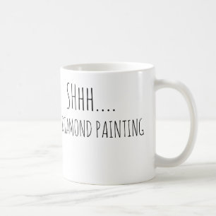 Mug Silence, je fais du diamond painting
