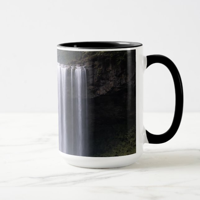 Mug Silent Forest Waterfall – Calm Nature Landscape (Droite)