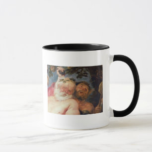 Mug Silenus ivre soutenu par des satyres, c.1620