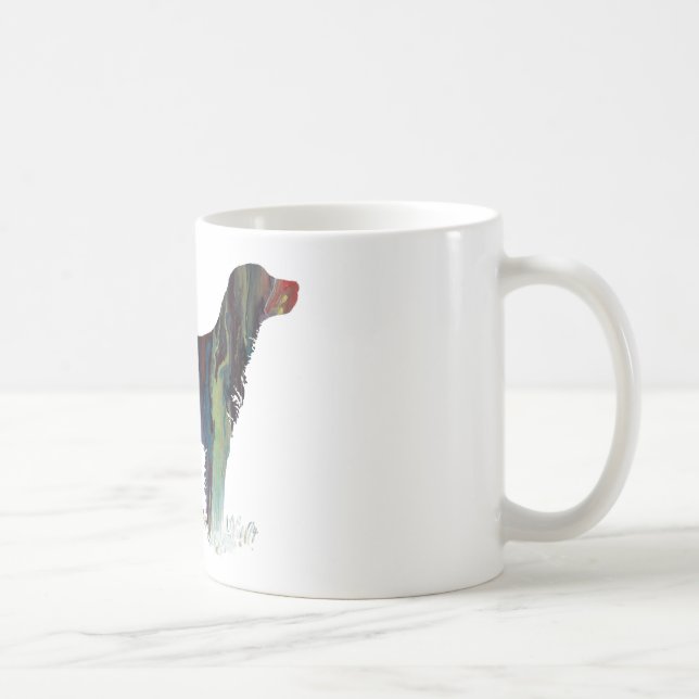 Mug Silhouette abstraite de poseur anglais (Droite)