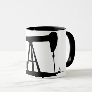 MUG SILHOUETTE BIEN PÉTROLE