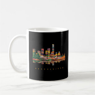 Mug Silhouette colorée de Guadalajara