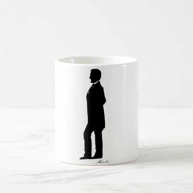 Mug Silhouette d'Abraham Lincoln (Centre)