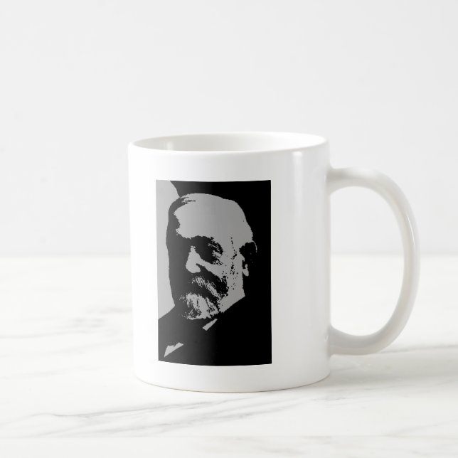 Mug Silhouette de Benjamin Harrison (Droite)
