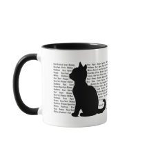 Silhouette de chat - design parfait pour les amate