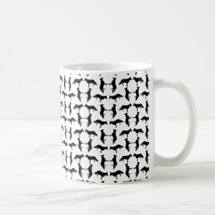 Mug Silhouette de chien de berger