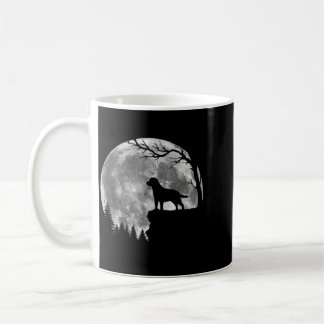 Mug Silhouette de chien Labrador Retriever Lune Hallow