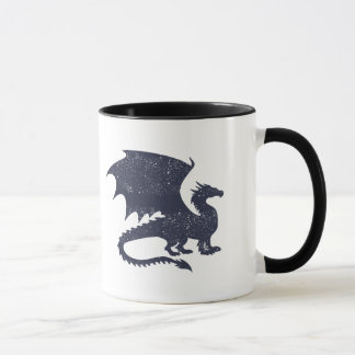 Mug Silhouette de dragon - Choisir la couleur arrière