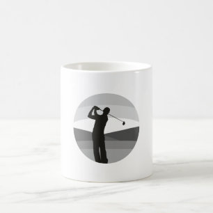 Mug Silhouette de golf
