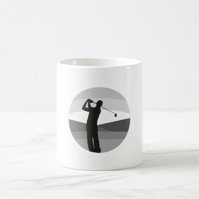 Mug Silhouette de golf (Centre)