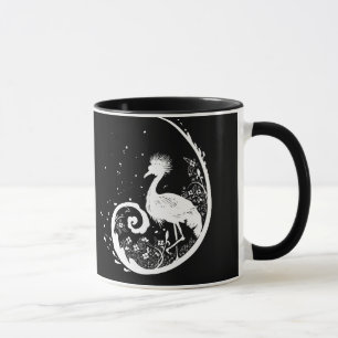 Mug Silhouette de grue dorée