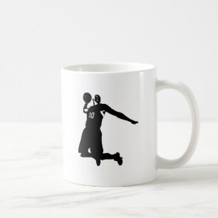 Mug Silhouette de joueur de basket-ball