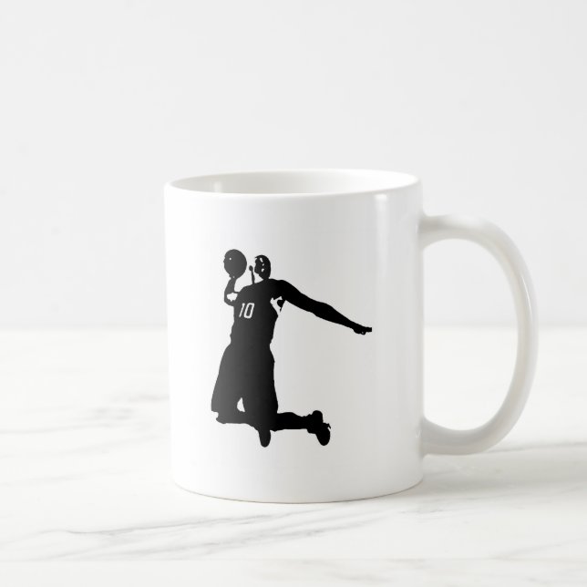 Mug Silhouette de joueur de basket-ball (Droite)