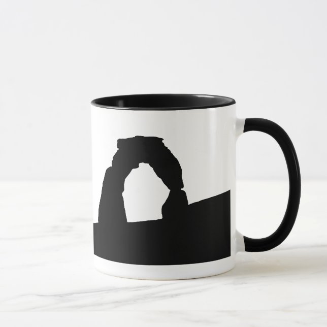 Mug Silhouette de la Delicate Arch (Droite)