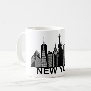 Mug silhouette de la ville de New York