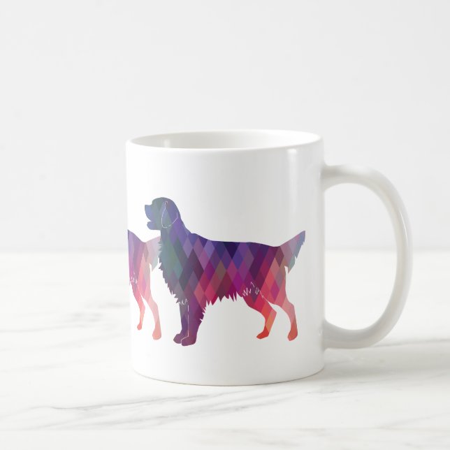 Mug Silhouette de Motif géométrique de l'outil d'extra (Droite)
